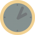 Graphic of a clock
